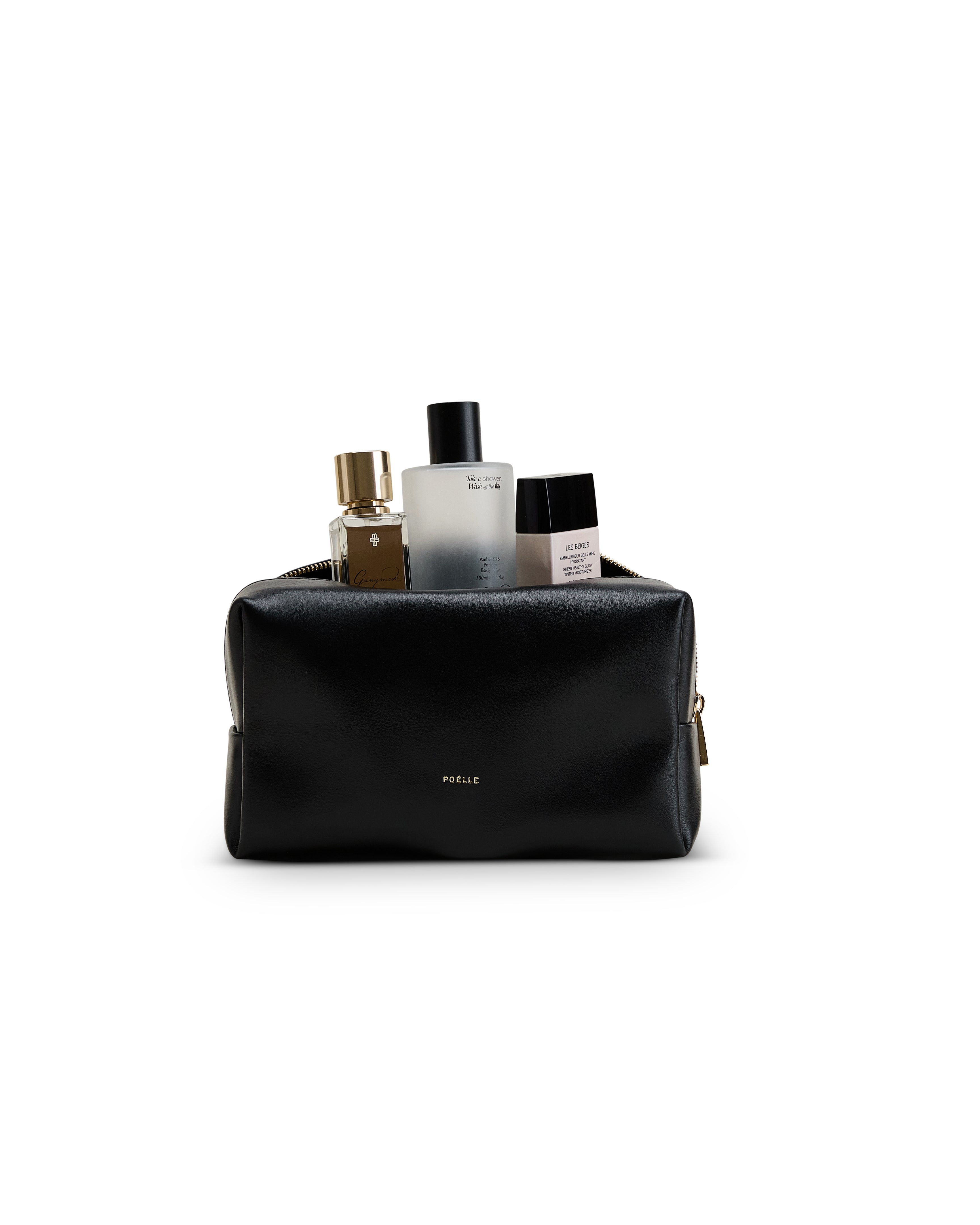 Kosmetiktasche in Schwarz