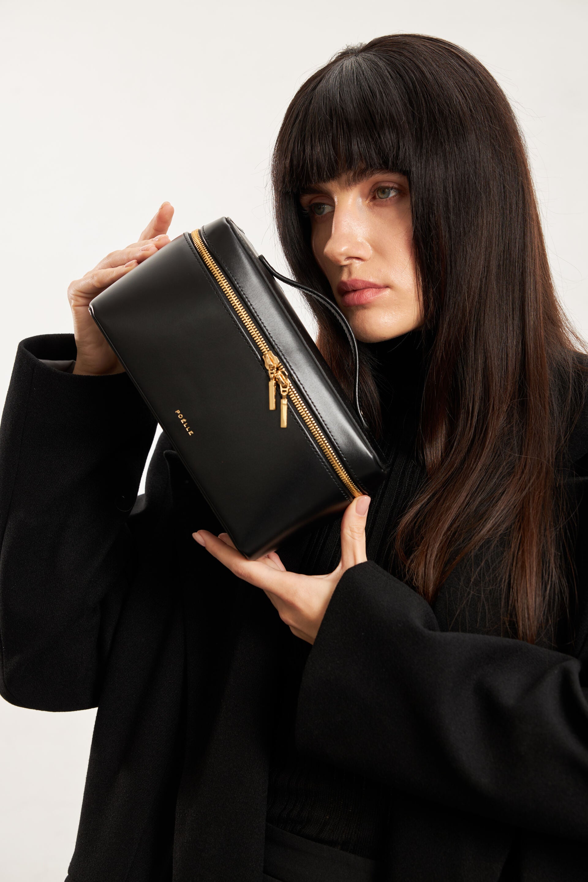 Mittlere Lilibet-Tasche in Schwarz